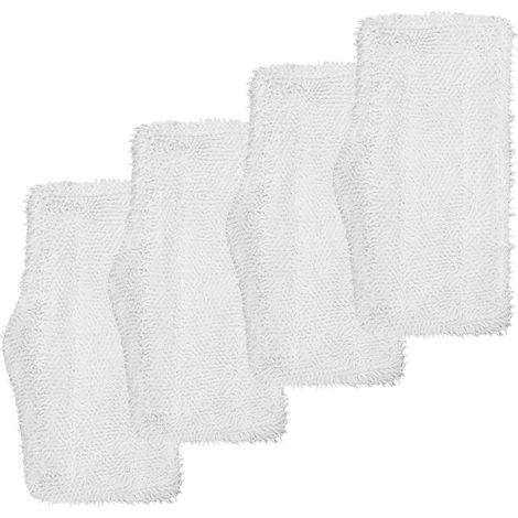 Wischpads SK140, für Shark Steam Mop SK-Serie, kompatibel mit Modellen SK140, SK410, SK460, S1000, S1000A, S3101, S3251, SK141, SK3102, SK3251, SK435, SK435CO, S3102, S32500, 4 Stück Flaches Ersatz-Mi (1/5)