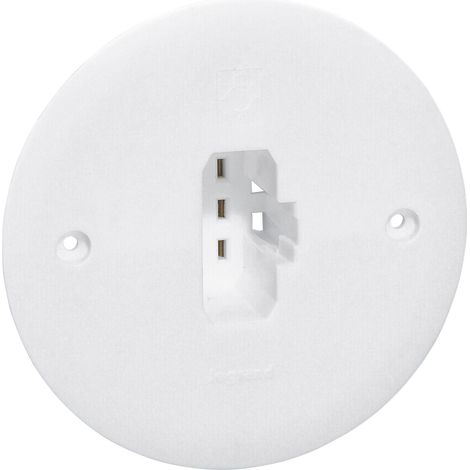 Legrand - Couvercle pour branchement de lustre Batibox plaque de plâtre