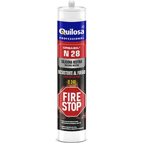 Cartuccia in silicone neutro ignifugo n-28 quilosa