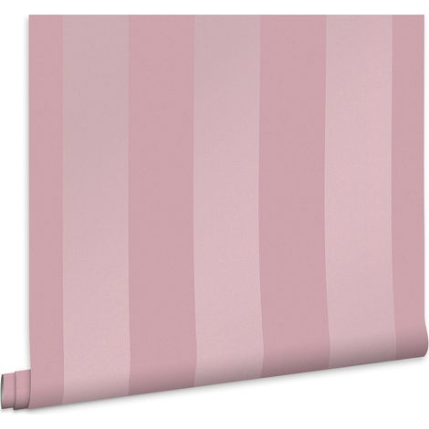 Laura Ashley Lille Pearlescent Stripe Vliestapete Mulberry Purple 10mx52cm