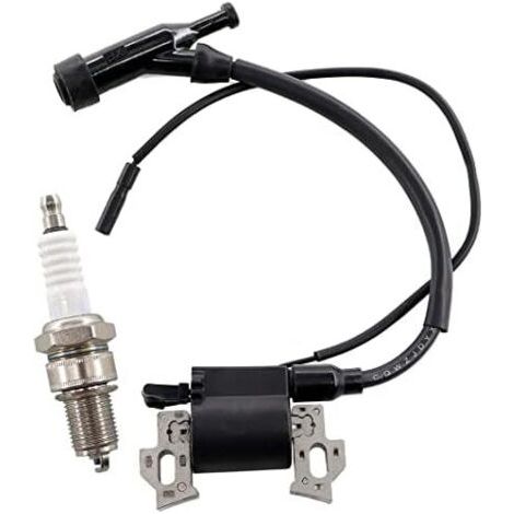 VURAHOME - Bobine dallumage avec bougie dallumage pour Honda GX110 GX120 GX140 GX160 GX200 OHV 168F 170F Moteur tondeuse avec générateur 5,5-6,5 CV