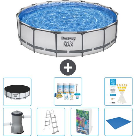 Bestway Piscina Bestway Steel Pro MAX Rotonda - 457x122 cm - 8-pezzi  S599