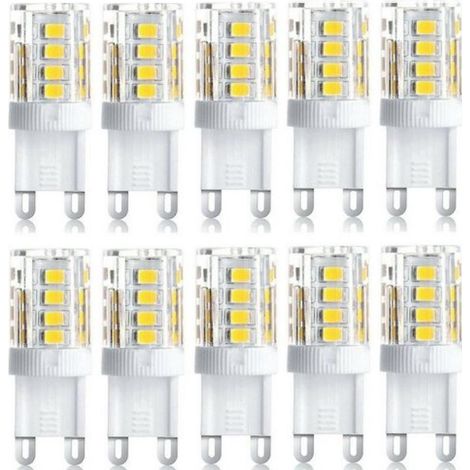 lot De 10 Projecteur Led, Lumire Dcorative Led, Ampoule Led G9, 5 W Blanc Chaud Blanc Froid, Ampoules Led Conomie D'nergie, Ampoule Halogne De Re (1/5)