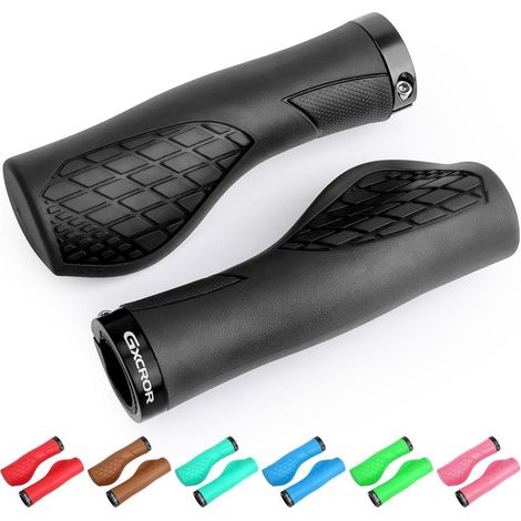 Ergonomische Fahrradgriffe für 22,2mm Lenker, Anti-Rutsch, Dual Lock, MTB, Trekking, Rennrad (1/5)