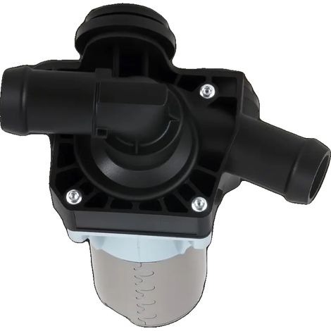Bomba de refrigeración eléctrica, 12 V CC, caudal máximo 95 L/min, compatible con vehículos E90, E91, E92, E93 y X1, plástico de alta calidad, dimensiones 18 cm x 12 cm x 6 cm. (1/5)