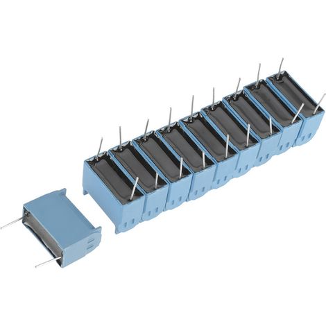 10 condensateurs radiaux pour plaque à induction, 0,33 µF, 630 V CA / 1200 V CC (1/5)