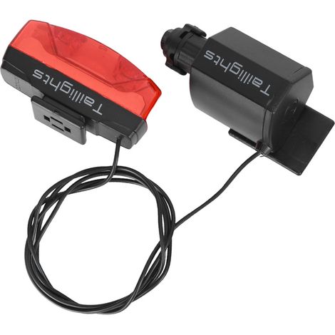 Feu arrière de vélo à induction magnétique, auto-générateur d'électricité, feu arrière pour VTT, feu de signalisation pour vélo
