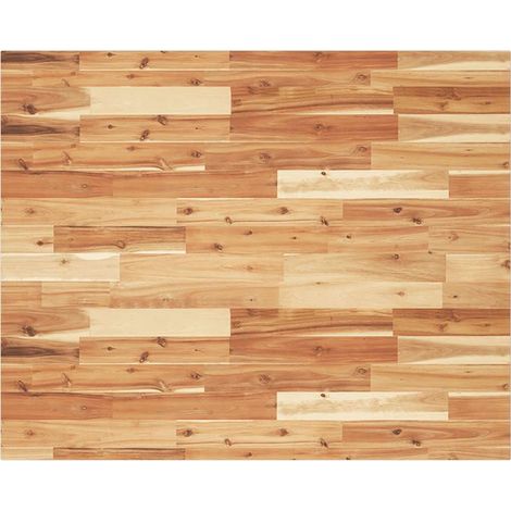 Dessus de table,Plateau de table,Dessus de bureau rectangulaire 100x80x2 cm bois massif d'acacia CFW27872 (1/5)