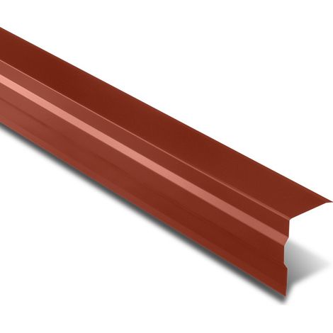Yousteel – Bande de rive en acier 0.50 mm – Revêtement polyester 25 µm – Longueur 2100 mm – Largeur 93 mm – Pour fixation avec vis