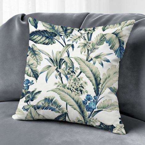 Housse de coussin floral papillon été, décoration salon,40×40cm (1/5)