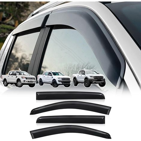 Windabweiser für Ford Ranger Doppelkabine 2012-2022, 4-teilig, getönt (1/5)