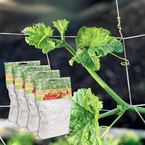 Filet à ramer pour plantes - 3 pièces - polyester - supporte les plantes grimpantes - pour concombres/haricots/tomates/fleurs - pour jardiniers - blanc - 1,65x5m par pièce - 3 pièces (1/5)
