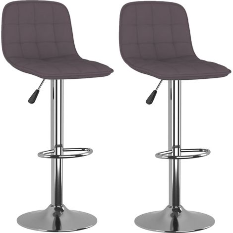 Maison Exclusive - Barhocker 2 Stk. Taupe Stoff