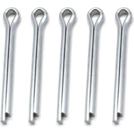 Goupilles fendues de sécurité Goupilles fendues de sécurité Goupille fendue galvanisée 4mm x 36mm [10 pcs]