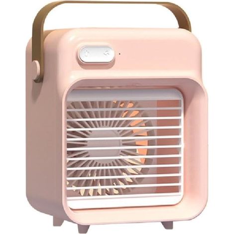 Ventilateur de table de charge USB rechargeable pour eau de bureau, ventilateur de bureau à 3 vitesses réglables pour la maison, la chambre, le ventilateur (1/5)