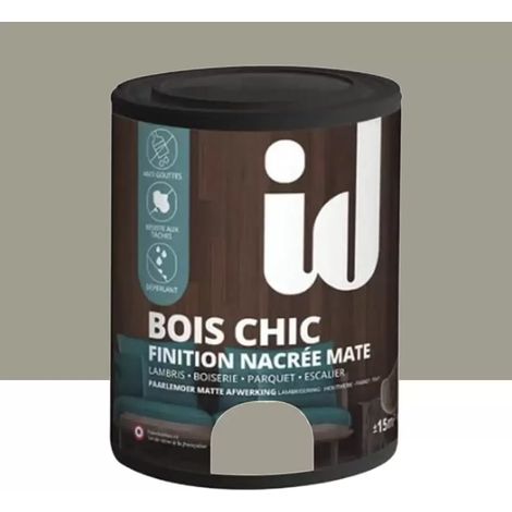 Lasure nacrée mate ID Bois Chic Perle n°2 2 L (1/2)