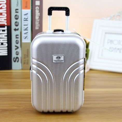 Coffre-fort Tirelire Mini Valise Décor Bureau Mignon (1/5)