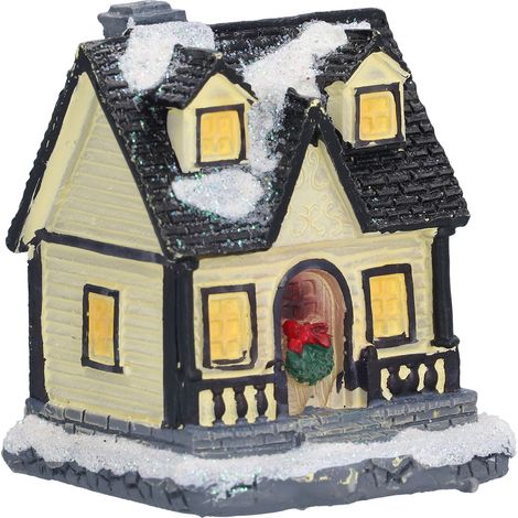 Umweltfreundliches LED-Weihnachtsdorf-Beleuchtungshaus zur Dekoration und als Geschenk (1/5)