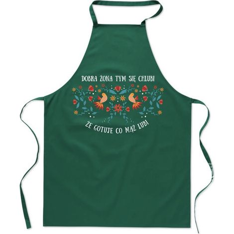 Tablier de cuisine à imprimé folklorique, une bonne épouse cuisine ce que son mari aime, pour femmes (1/4)