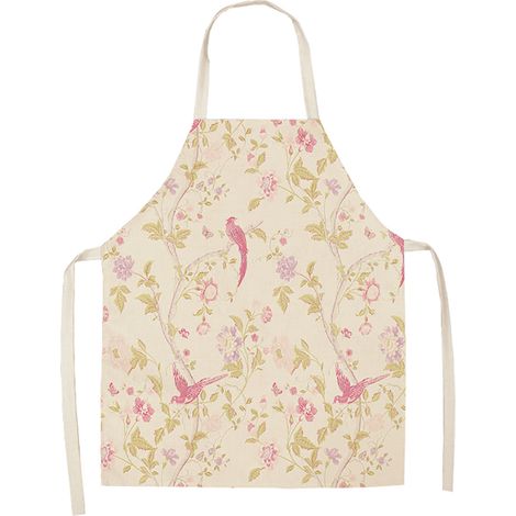 Tablier De Cuisine - Motif Fleurs Plantes Imperméable - Pour Cuisson Et Pâtisserie - 1 Pièce (1/2)