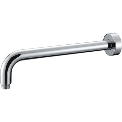 Braccio doccia ottone cromato prolunga soffione doccia bagno fisso attacco standard (1/4)