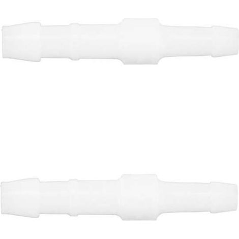 2x raccord de durite droit en I diamètre 4mm + 3mm réducteur adaptateur tuyau carburant tondeuse tracteur voiture scooter (1/2)