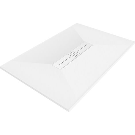 Mexen Toro Rechteckige Duschwanne SMC 140 x 90 cm, weiß, weiße Abdeckung - 43109014-W (1/5)