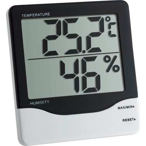 TFA Stazione 30,5002 Meteo - Stazione Meteo (1,5 V AA, Nero, Bianco, 171g, 110 x 20 x 95 mm)