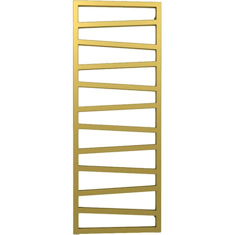 Sèche-serviette mixte doré - HxL 600x500 mm - 300 Watts - 581 Watt - ZIG600-500Z1BRA