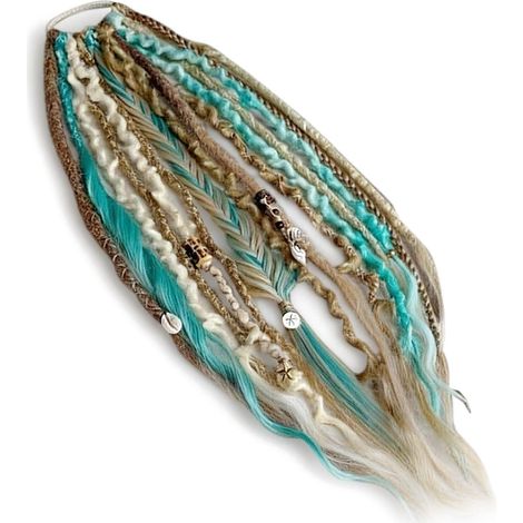 Trendy Elastic Dread Ponytail Salty Soul Elastic Dreadlocks Colorful Rope Ponytail - A -