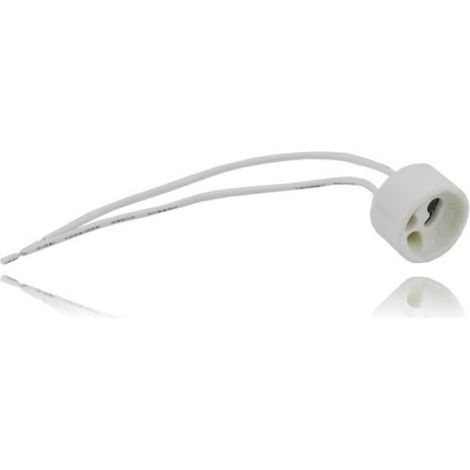 Douille GU10 - Céramique - 230 V - Double Isolation - 14 cm Câble - Pour Éclairage Intégré - Lot de 20 (1/2)