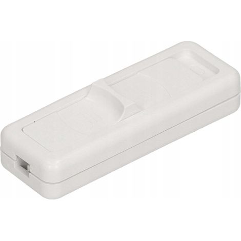 Interruptor deslizante de montaje pasante de 2,5 A/250 V, color blanco