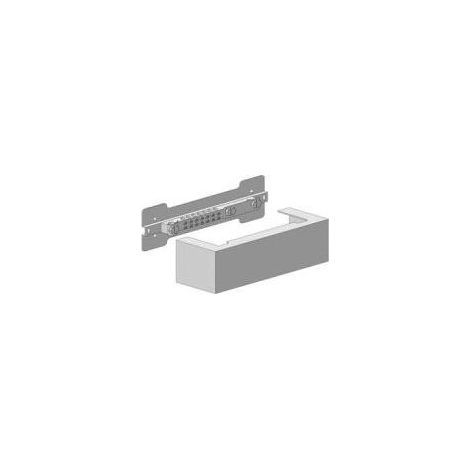 Rail potenziale obo rail 1809 ottone nichelato 19,6 cm