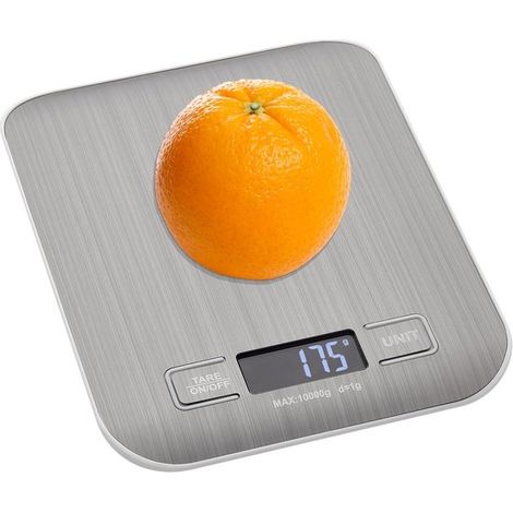 Balanza de cocina digital，modelo 50.2004.54，con función de tara y función de apagado automático，balanza digital para alimentos de hasta 10 kg (1/5)