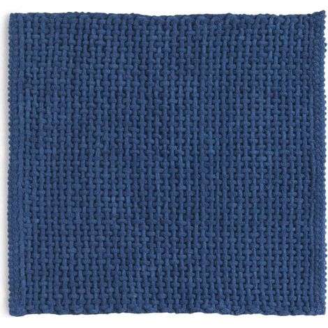 Tappeto Knot 50x50 Blu