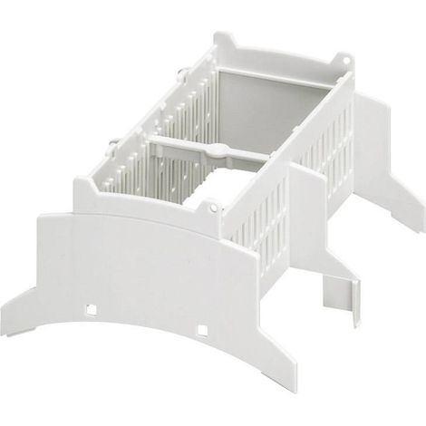 Elément supérieur de boîtier pour rail Phoenix Contact BC 107,6 OT U22 KMGY 2896089 Polycarbonate gris clair 89.7 x 107