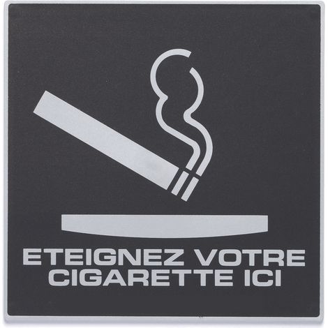 Plaque de porte Eteignez ici - Europe design 200x200mm - 4280219