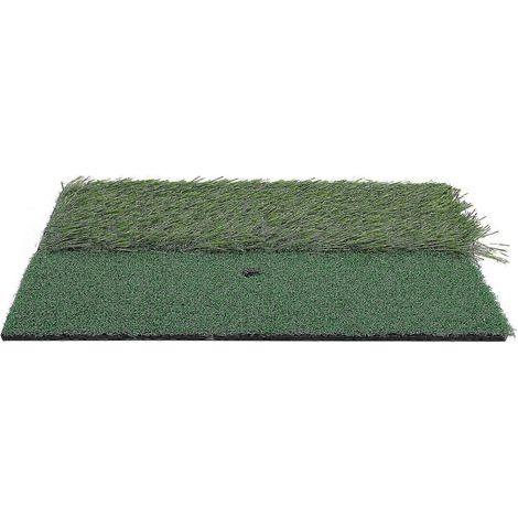 Tapis de golf en gazon artificiel pour l'entraînement en intérieur. format carré. portable. lot de 1 (1/5)