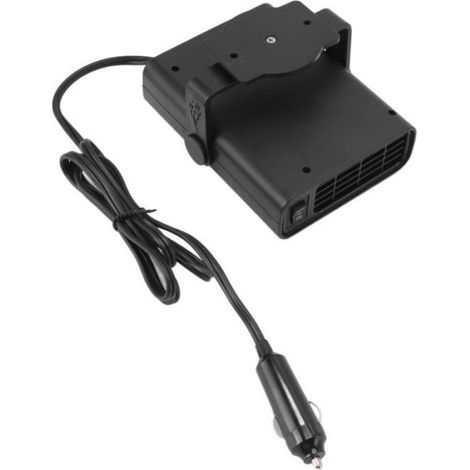 SHE - Désembueur et dégivreur de pare-brise de voiture portable 12V avec prise allume-cigare(N-oir ) (1/4)