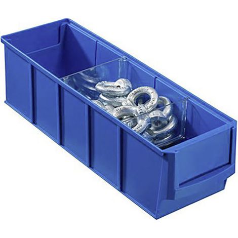 Allit 456520  Sichtlagerkasten   (L x B x H) 300 x 91 x 81 mm Blau 1 St.