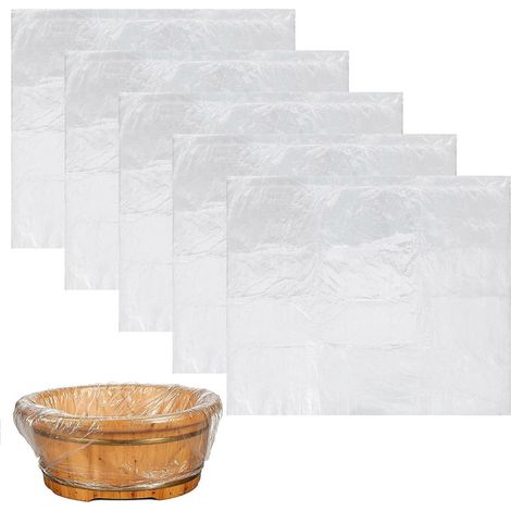 2 sacs pour bain de pieds jetables, pochette pour seau à bain de pieds (1/5)