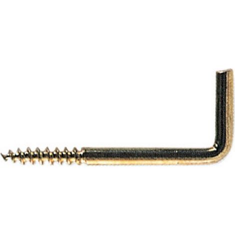 RAMPINO FILETTATO FERRO OTTONATO MM.2 X 24. Prezzo per 1 pezzo. (1/2)