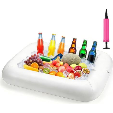 Schwimmendes Pool-Bartablett, Poolboje, schwimmender Becherhalter für Partys, Feiern und Strände (1/5)