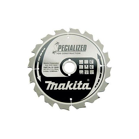 Makita – Lame de scie circulaire 235mm 16 dents pour bois dur – Coupe de démolition – B13699 (1/6)