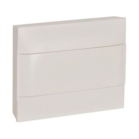 Tableau de distribution modulaire en saillie Practibox S 1x12, porte blanche, 135421