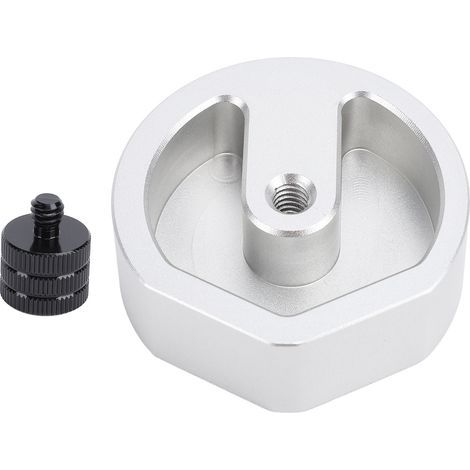 Montageadapter aus Aluminiumlegierung, Wohnmobil-Montageständer, Rot, für Campingfahrzeuge, Yachten, Camping, Silber (1/5)