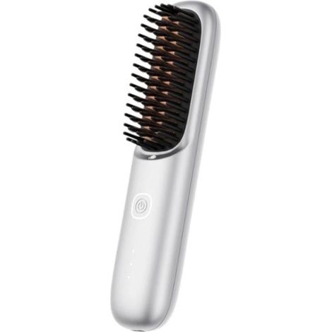 Lisseur à ions négatifs sans fil (blanc ivoire), lisseur et boucleur portable (1/5)