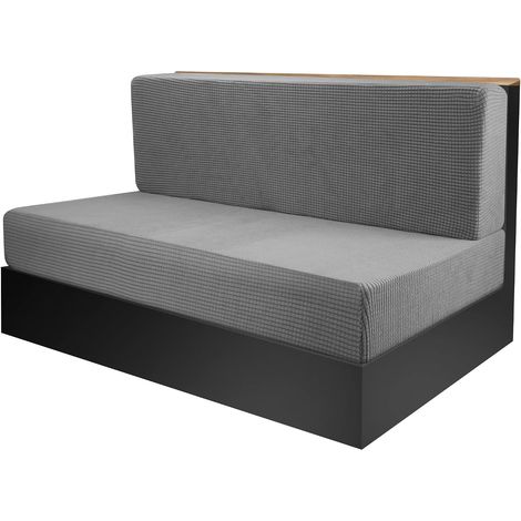 Wohnmobil-Esstisch-Sitzkissenbezüge, dehnbar, doppelt, Sofa-Schutz, elastisch, Autositze, Grau (1/5)