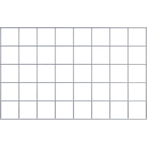 Grille de Gabion à l’unité - Dimensions: 80 cm x 50 cm - mailles de 10 x 10 cm - Made in Germany (1/5)