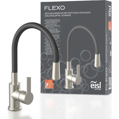 EISL Miscelatore da cucina FLEXO nero (1/5)
